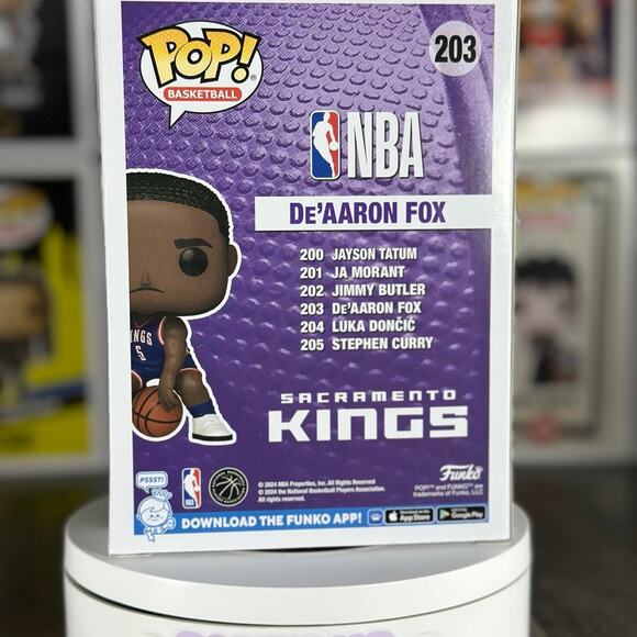 NBA Sacramento Kings De'Aaron Fox (City Edition 2024) Funko Pop! - Picture 3 of 6